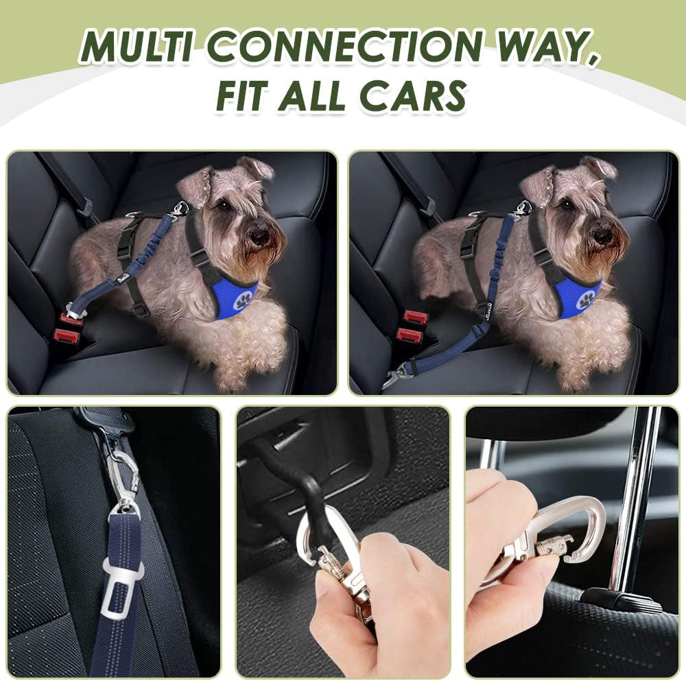 2-in-1 Dog Car Harness & Seat Belt - Ultimate Safety for Your Pet